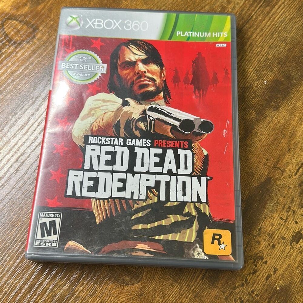 Red Dead Redemption Xbox 360 video Game Rated M Platinum Hits No Manual